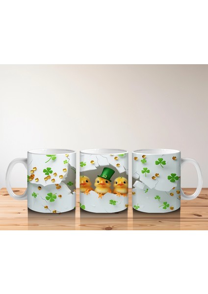 Yoncalarla Kaplı Tatlı Civciv Kompozisyonu – Baskılı Kahve Kupası indirimleri