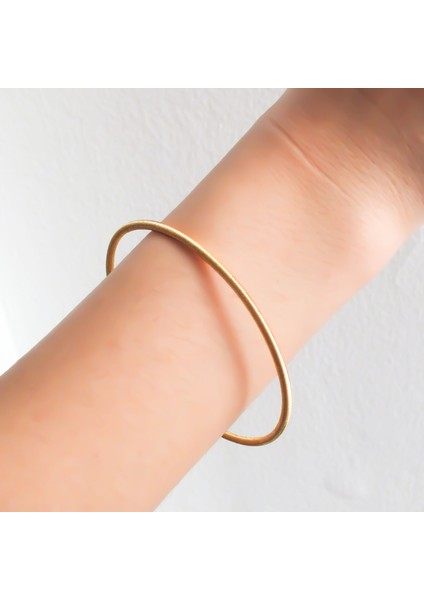 Imitason Ajda Bilezik Çizgili Model Altın Kaplama Çelik BLZ-3048 fiyatları