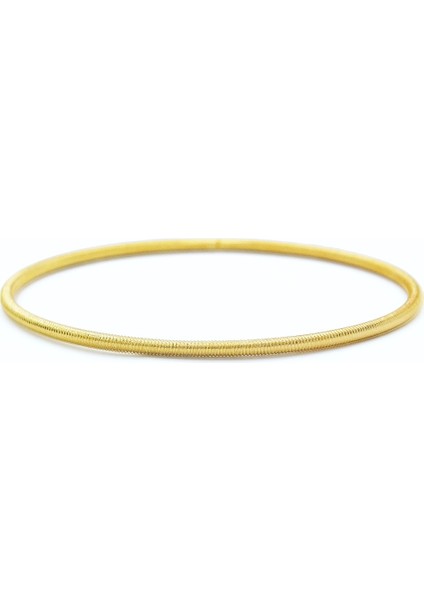 Imitason Ajda Bilezik Çizgili Model Altın Kaplama Çelik BLZ-3048 modelleri