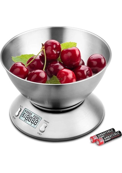 Inox LCD Dijital Mutfak Tartısı, Hassas ve Güvenilir Terazi