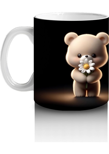 Sahne Işığında Arkası Dönük Peluş Ayı – Baskılı Kahve Kupası fiyatları