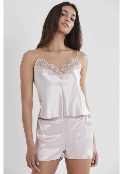 Pierre Cardin 6335 6'lı Saten Gecelik Sabahlık Takım modelleri