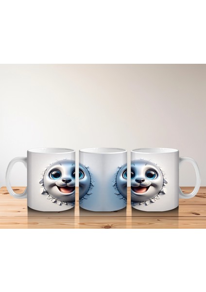 Büyük Gözlü Sevimli Deniz Canlısı Ikilisi – Baskılı Kahve Kupası indirimleri