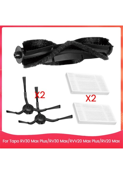 Tapo RV30 Max Plus, RV30 Max, RVV20 Max Plus, RV20 Max Vakum Aksesuarları Için Vakum Yedek Parçaları (Yurt Dışından)