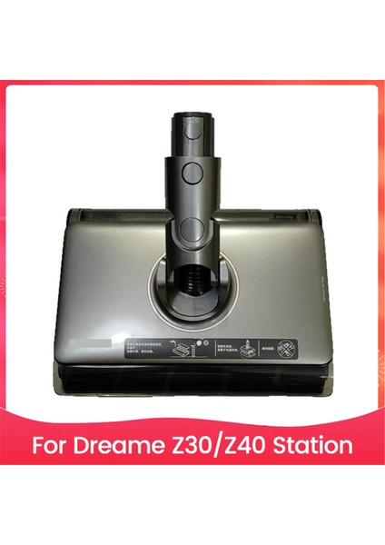 Dreame Z30 STATION/Z40 Station Uyumlu Çok Fonksiyonlu LED Zemin Fırçası Başlığı Gelişmiş Temizleme Verimliliği (Yurt Dışından)