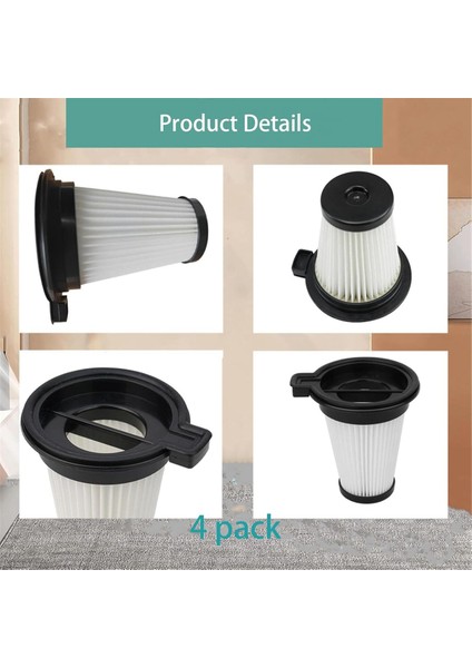 Wyze Kablosuz Elektrikli Süpürge Aksesuarları Seti Için Yedek Filtreler, 4'lü Paket Filtre ve 1 Temizleme Fırçası (Yurt Dışından) modelleri