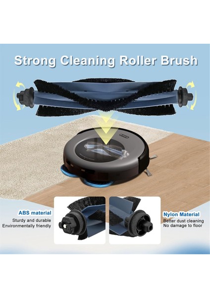 Eufy Omni C20 Elektrikli Süpürge Aksesuar Seti Için Yedek Parçalar Ana Yan Fırçalar Hepa Filtreler Paspas Torbaları (Yurt Dışından) fiyatları