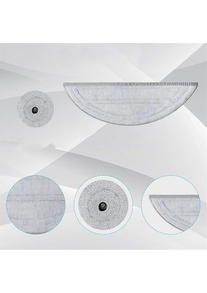 Roborock Saros 10 Robot Süpürge Aksesuarları Için Mop Pedleri Yedekleri, Yeniden Kullanılabilir Mendil Yedek Aksesuarları (Yurt Dışından) modelleri