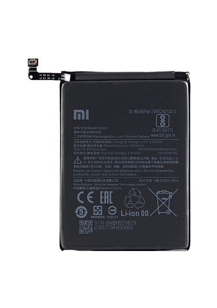 Xiaomi Redmi Note 9s Note 9 Pro Uyumlu Batarya BN55
