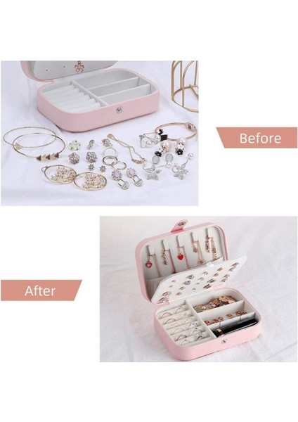 Orta Boy Takı Kutusu, Organizer ve Seyahat Çantası, Pembe indirimleri