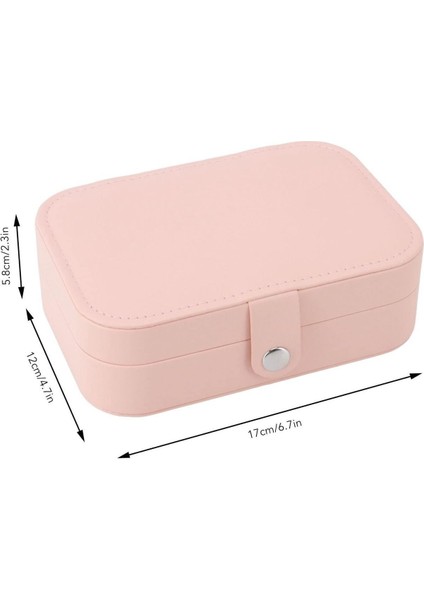 Orta Boy Takı Kutusu, Organizer ve Seyahat Çantası, Pembe