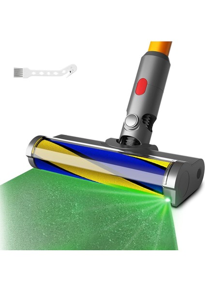 V7 V8 V10 V11 V15 Vakum Başlığı Temizleyicileri Toz Dedektörü Işıklı Ek Parçaları, Yumuşak Silindir Temizleyici Parçaları (Yurt Dışından)