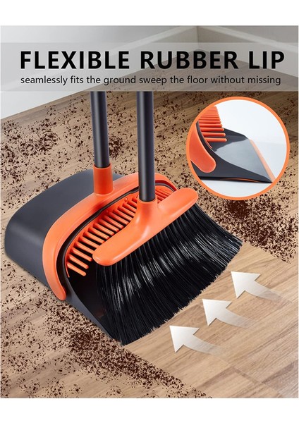 Süpürge ve Faraş Seti, Ev Seti, 52 Inç Uzun Saplı Ayaklı Kombo (Yurt Dışından) indirimleri