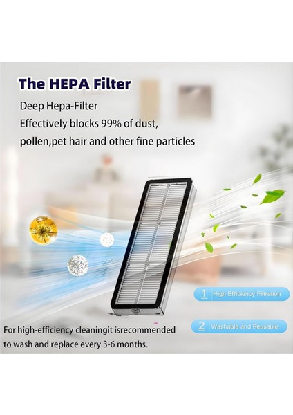 Mova S10 / Mova S10 Plus Robot Süpürge Parçaları Için Yedek Aksesuar Kitleri Ana Yan Fırça Hepa Filtre Paspas Pedi (Yurt Dışından) modelleri