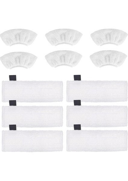 Buharlı Temizleyici Easyfix Sc 1, 2, 3, 4, 5 Için Mikrofiber Bez Seti, Yedek Bezler (Yurt Dışından)