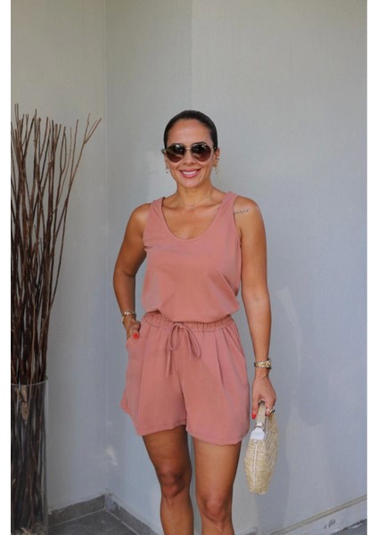 Somon Bluz Şort Takım