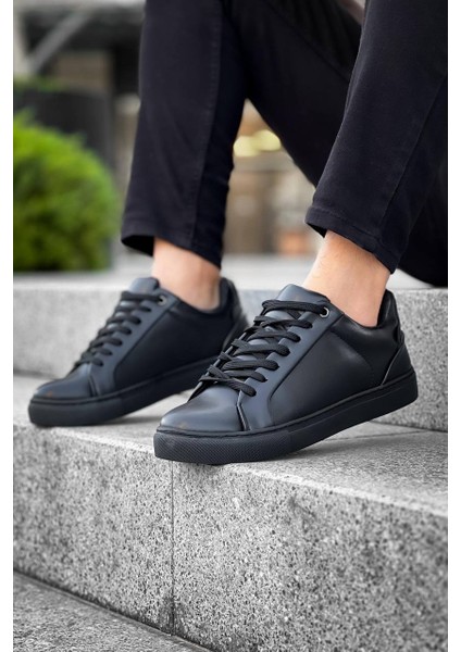 J-Bx1 Bağcıklı Ortopedik Taban Günlük Erkek Spor Sneaker Ayakkabı St Siyah fiyatları