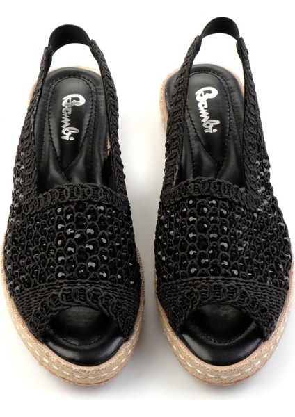 Siyah Kadın Sandalet K05117011816 fiyatları