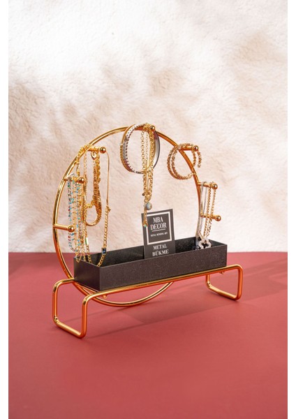 Şık Metal Takı Düzenleyici, Yatak Odası Dekoru, Pratik ve Şık Tasarım