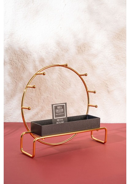 Şık Metal Takı Düzenleyici, Yatak Odası Dekoru, Pratik ve Şık Tasarım indirimleri