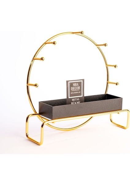 Şık Metal Takı Düzenleyici, Yatak Odası Dekoru, Pratik ve Şık Tasarım