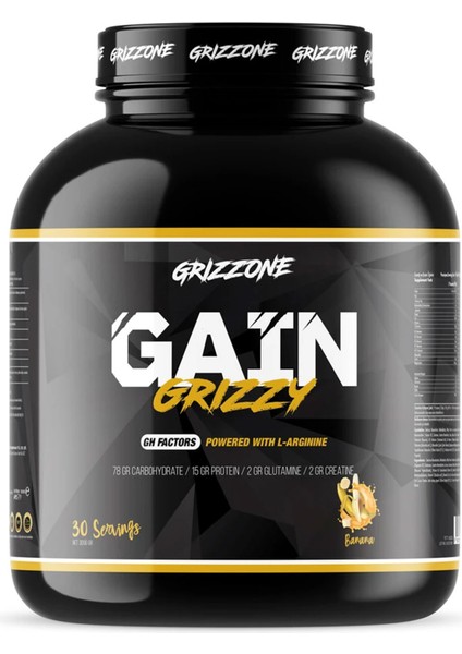 Gaın 3000 gr 30 Servıs Muz Aromalı