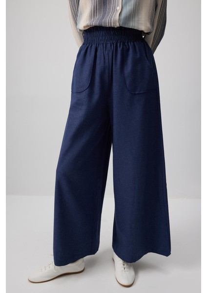 Lastikli Bol Paça Pantolon modelleri