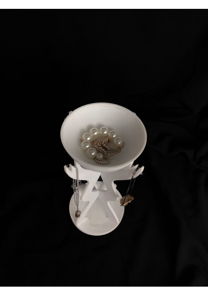 Şık ve Fonksiyonel Takı Düzenleyici, Gümüş Renkli, Zarif Tasarım fiyatları