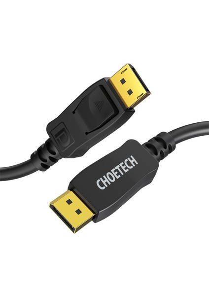 8k Displayport Kablosu, 8k 60Hz Çözünürlük ile Displayport'tan Displayport'a Kablo 6,6 Ft (XDD01)