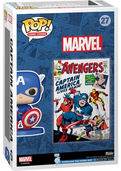 Pop Comic Cover: Marvel - Avengers (Captain America) fiyatları