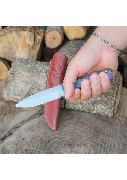 Bushcraft 22 cm - Stabilize Sap - N690 Çeliği modelleri