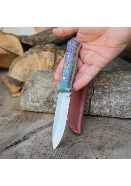 Bushcraft 22 cm - Stabilize Sap - N690 Çeliği fırsatları