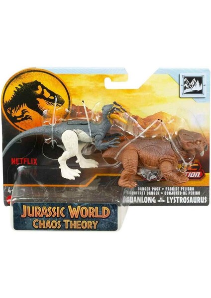 Tehlikeli Dinozor Paketi HLN49 - Guanlog Vs Lystrosaurus HTK55 indirimleri