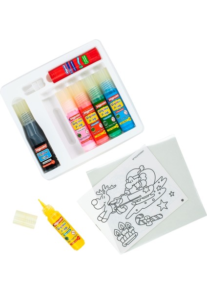 Cam Boyası (Window Paint) 5 Renk x 20 ml