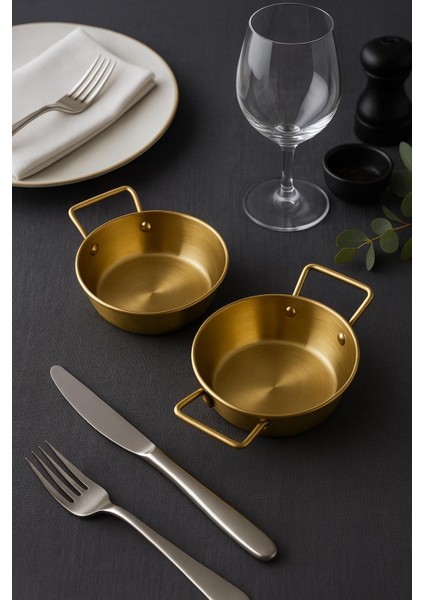 2'li Gold Çelik Sunumluk 10 cm & 12 cm fiyatları