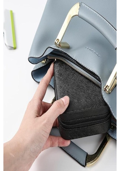 Şık Siyah Takı Kutusu, Kolye, Yüzük ve Küpe Organizeri, Mini Seyahat Çantası indirimleri