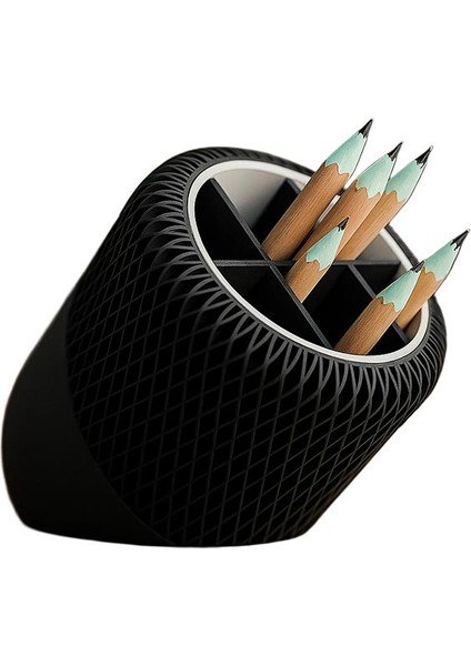 Modern Eğik Tasarımlı Kalemlik
