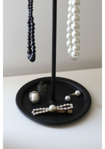 Şık Siyah Takı Düzenleyici, Stand ve Saklama Alanı modelleri