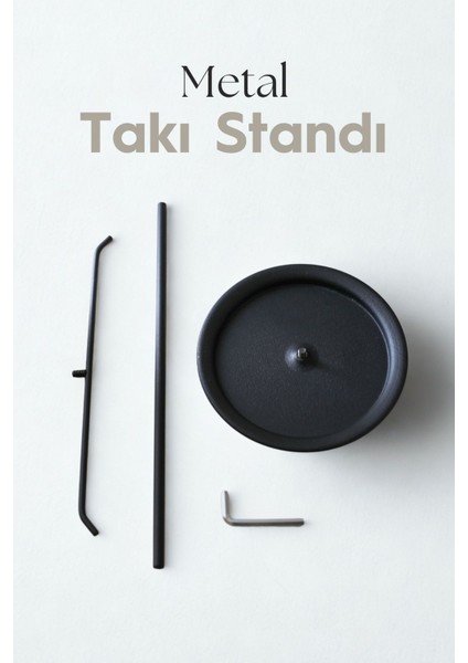 Şık Siyah Takı Düzenleyici, Stand ve Saklama Alanı fırsatları