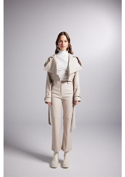 Neeko Deri Ceket Bej fırsatları