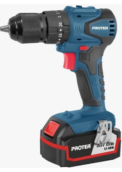 Kablosuz 10MM Şarjlı Matkap, 20W, Darbeli, Akülü, Hafif ve Kullanışlı