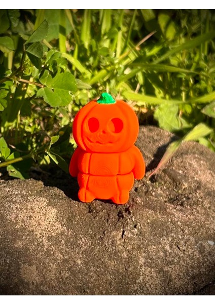 Balkabağı Oyuncak- Festivali Macerası🎃 3D Hareketli Organik Model - Orta Boy