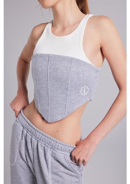 Logolu Atletli Rhode Büstiyer Gri fiyatları