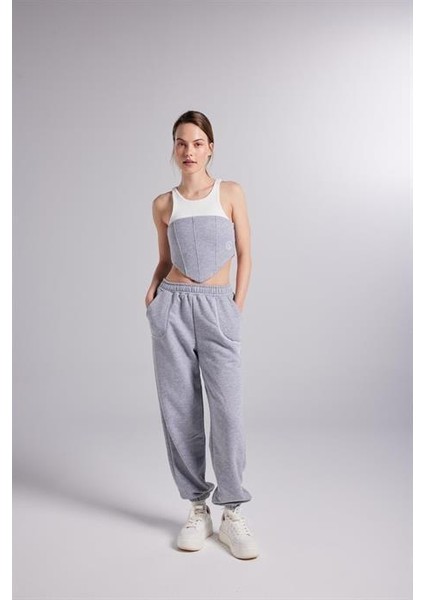 Logolu Atletli Rhode Büstiyer Gri indirimleri