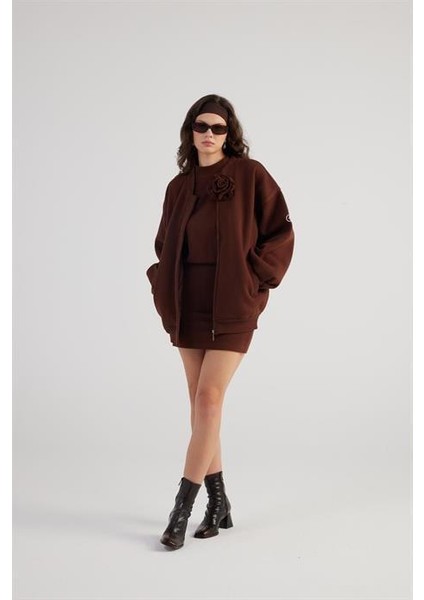 Alexa Bomber Ceket Kahve modelleri