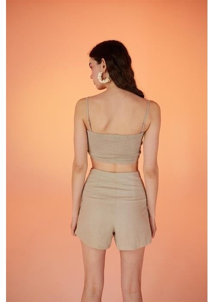 Rise Zincirli Bluz Bej indirimleri