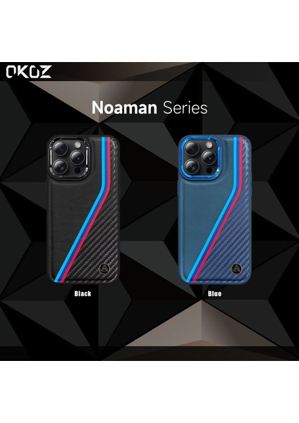 iPhone 16 Pro Noaman Premium Tasarım Magsafe Kılıf - Modern ve Zarif