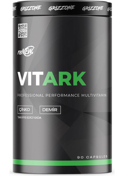 Grızzone Vitark Multıvıtamın ( 90 Kapsül )