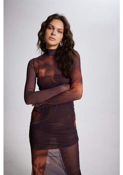 Kamille Elbise Kahve fırsatları