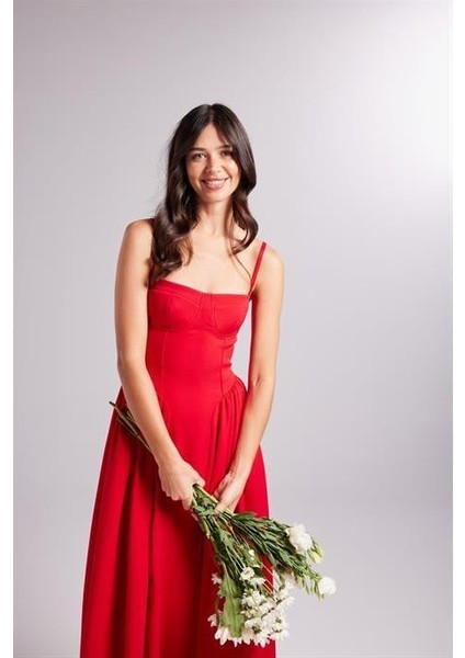 Bridged Elbise Kırmızı modelleri